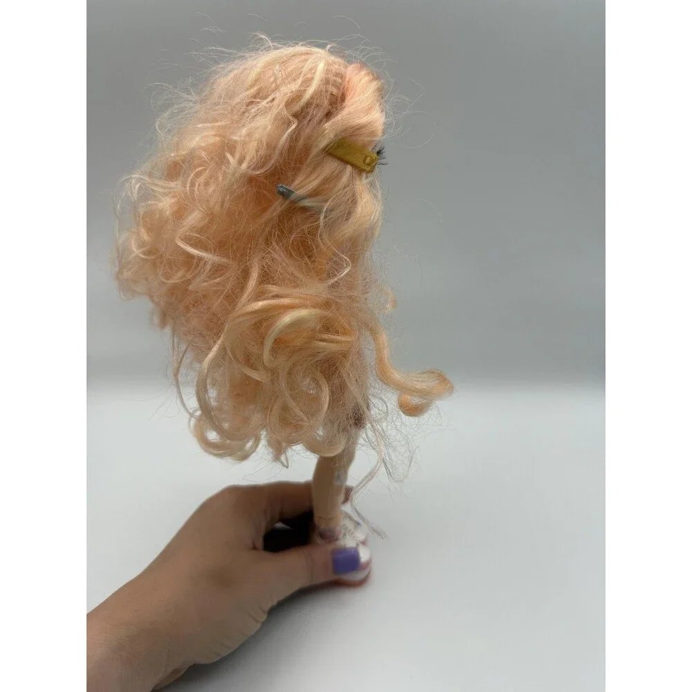 Rainbow High Georgia Bloom Fashion Doll 11 In Peach Curly Hair Outfit Shoes